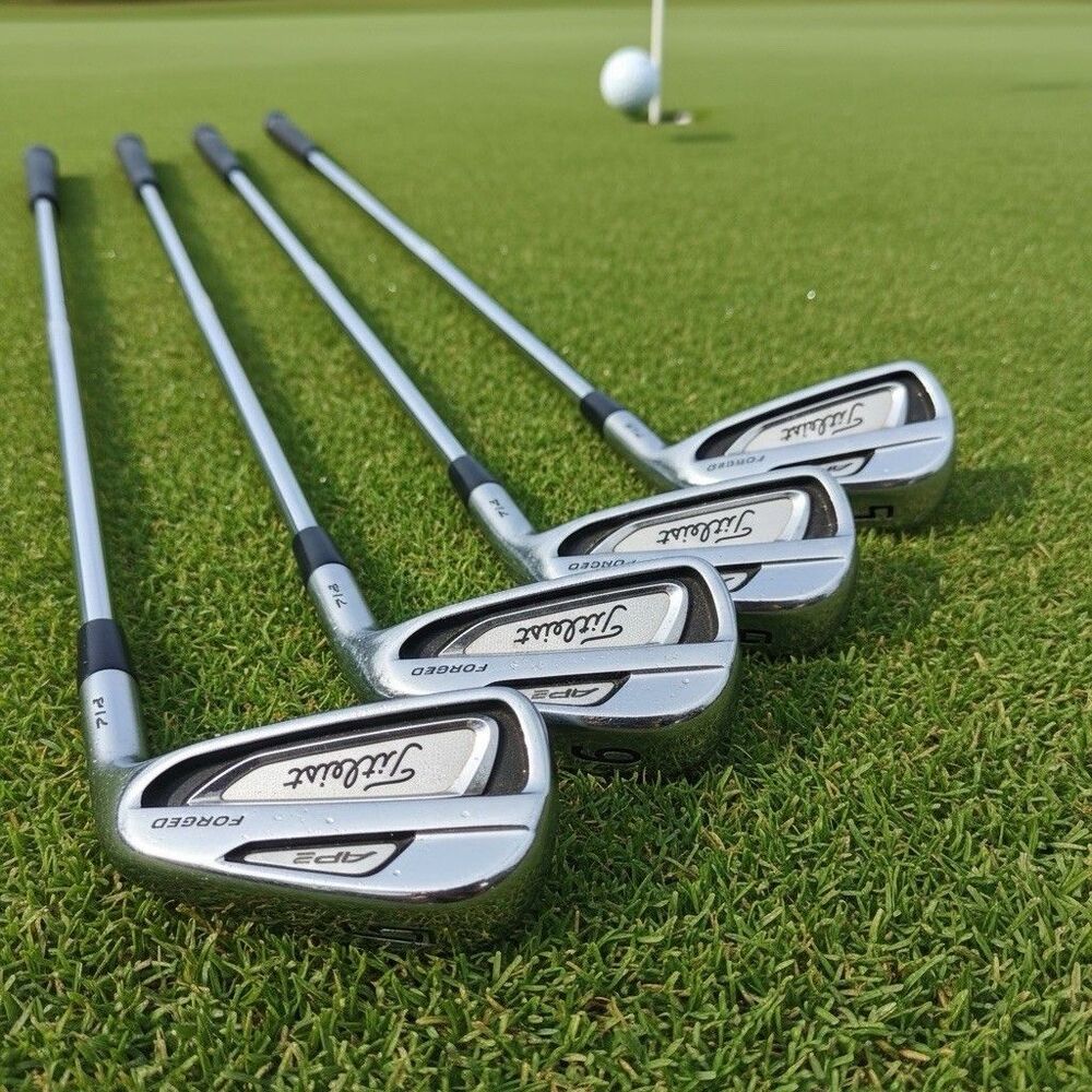 Titleist AP2 714 Forged Partial Iron Set 5-8 Rifle Project X 5.5 Stiff Shaft RH